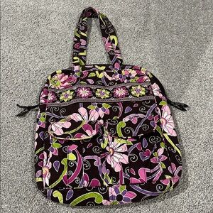 Vera Bradley retired vintage Betsy Purple Punch Pocket tote bag